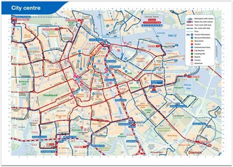 Amsterdam Public Transport Map - Amsterdam Coffeeshop Tours