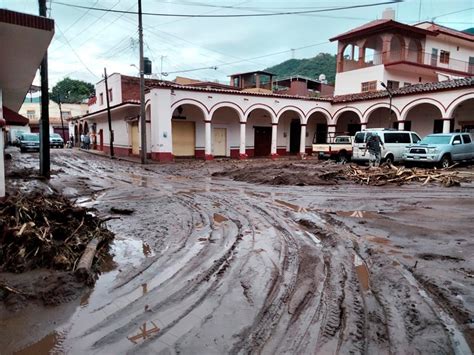 Lluvias dejan afectaciones en los municipios de Ejutla y El limón