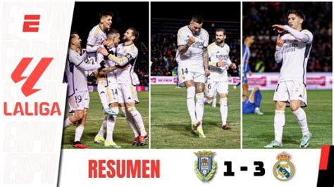 Real Madrid 3 1 Arandina 6 Ene 2024 Resultado Final ESPN DO