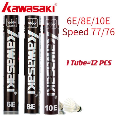 Kawasaki ลูกแบดมินตัน 6E 8E 10E 76 77 สําหรับฝึกแบดมินตัน 12 ชิ้น ...