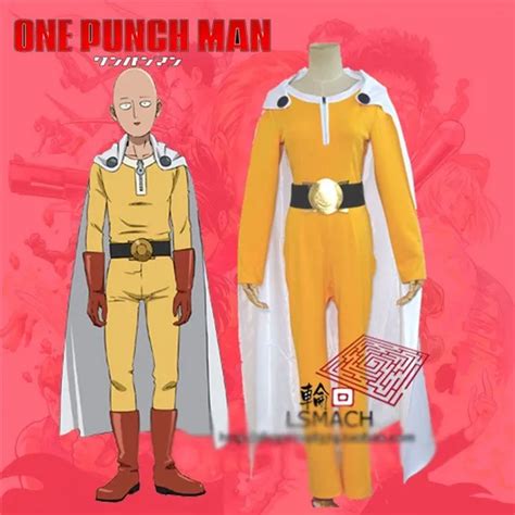 One Punch Man Wanpanman Saitama Suit Uniform Cosplay Anime Costume