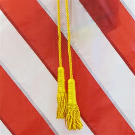 Tassel And Cord Set 5 Gold Carrot Top Flags