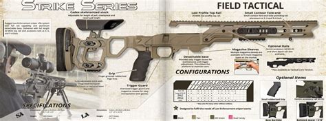 Cadex Field Tactical Sniper Rifle Rifle Chassis System