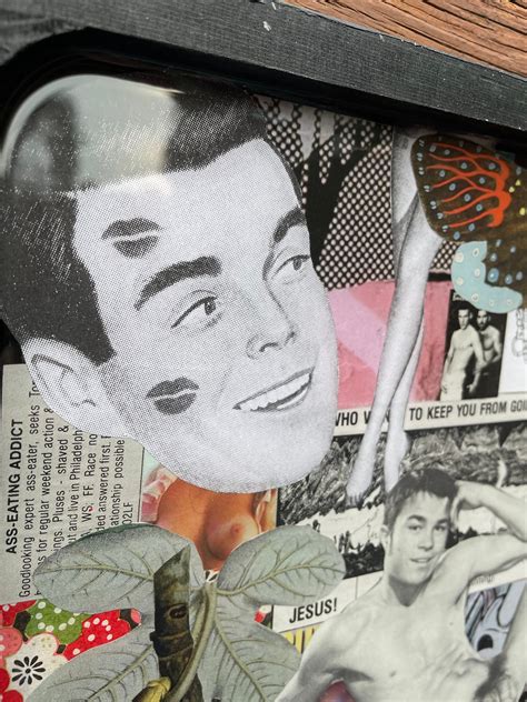 Vintage Gay Erotic Collage Art LGBT Male Queer Nude Pinup Etsy