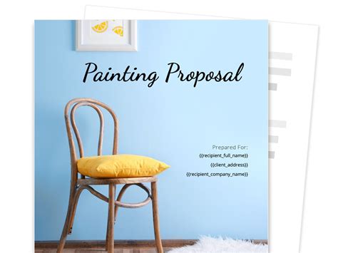 Painting Proposal Template Pdf