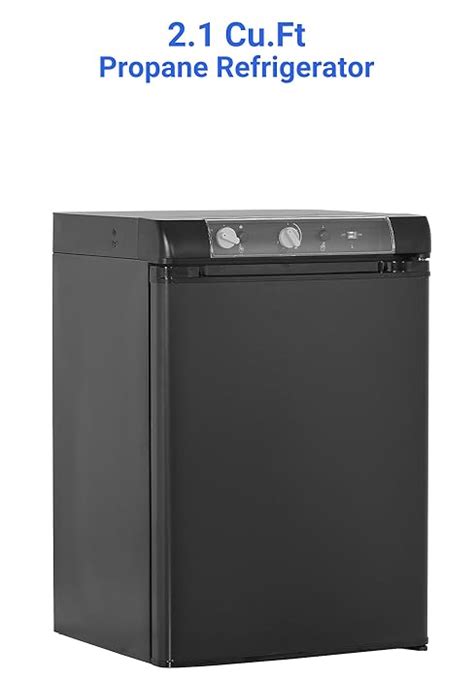 Amazon Techomey 3 5 Cu Ft RV Propane Refrigerator With Freezer 3