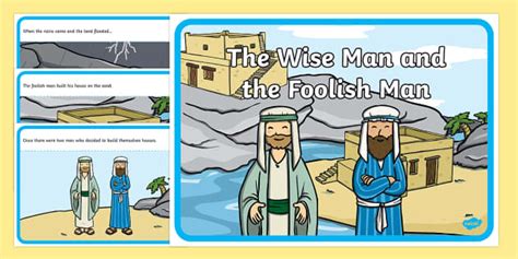 The Wise Man And The Foolish Man Hecho Por Educadores