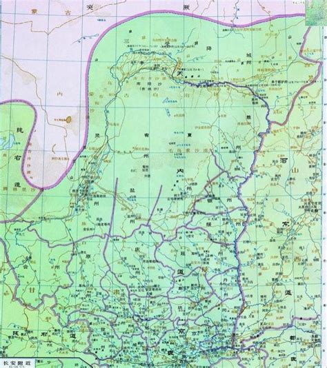 唐朝鼎盛时期版图和现在地图比较唐朝各道及同时期并存的其他政权地图 史册号