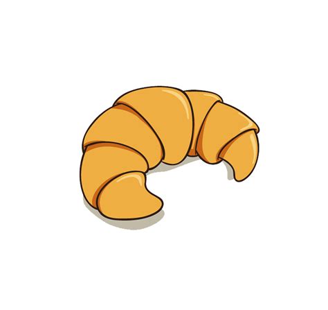 Croissant Drawing | Free download on ClipArtMag