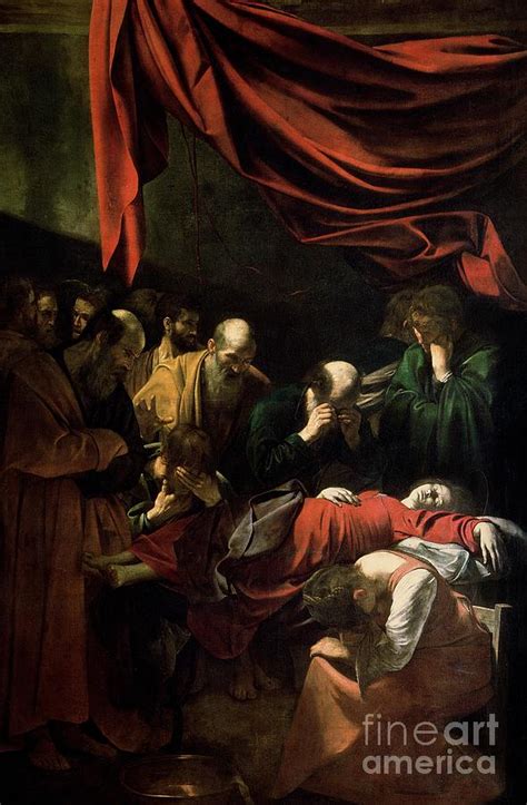 The Death Of The Virgin Painting by Caravaggio