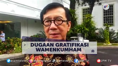 Yasona Laoly Angkat Bicara Soal Dugaan Gratifikasi Edward Omar Youtube