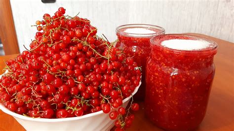 Красная смородина на зиму. Смородина с сахаром без варки. 100% ...