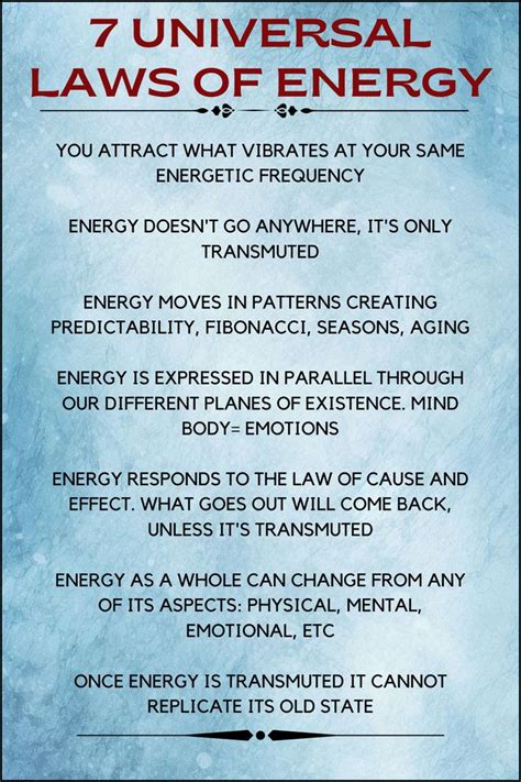 7 Universal Laws Of Energy Law Of Attraction Loa In 2024 Spiritual