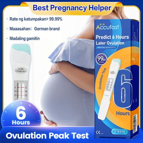 Accufast Ovulation Test Peak Predictor Kit Pregnancy Helper Shopee