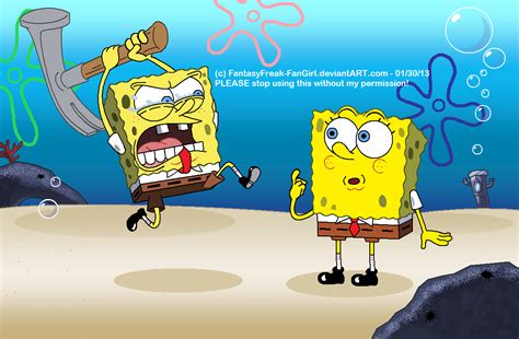 SpongeBob vs. SpongeBob by FantasyFreak-FanGirl on DeviantArt