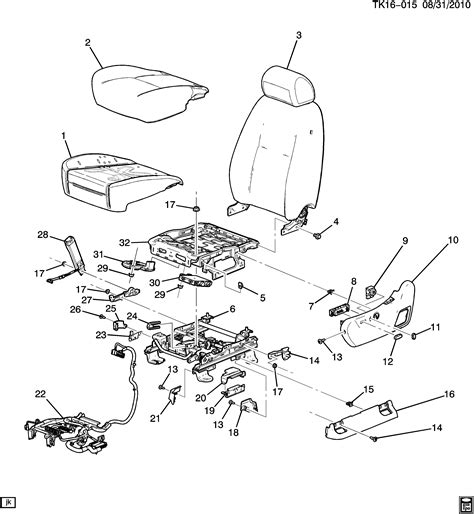 Cadillac Escalade 06 Bodystyle 2WD CK1 2 06 36 DRIVER SEAT