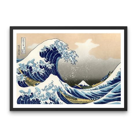 Hokusai - The Great Wave Landscape Poster | Inkifi