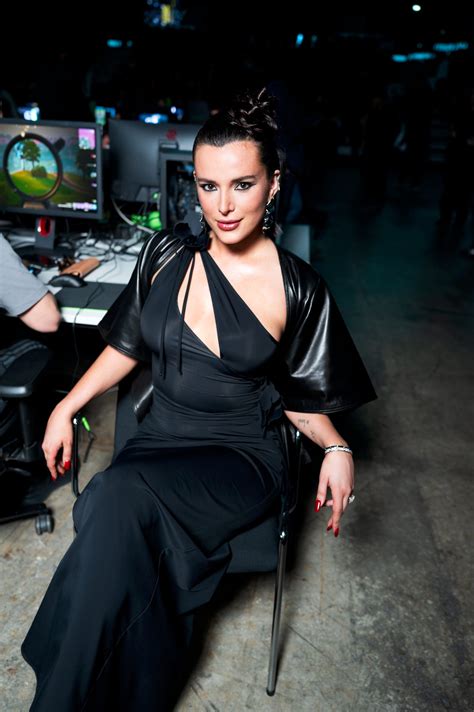 Bella Thorne Sexy Curves Black Dress Coperni Hot Celebs Home