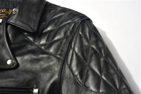 Buco J 82 Padded Leather Jacket Buco The Real Mccoys Online Store