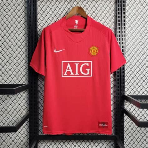 Retro Manchester United Home Football Shirt 94 96 SoccerLord