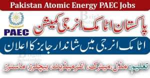 Pakistan Atomic Energy PAEC Jobs 2022 Online Apply