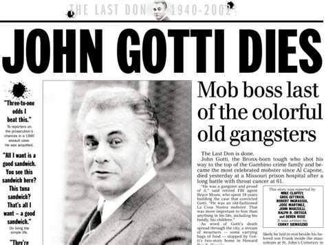 John Gotti's Death: How The Notorious Mob Boss Met His End