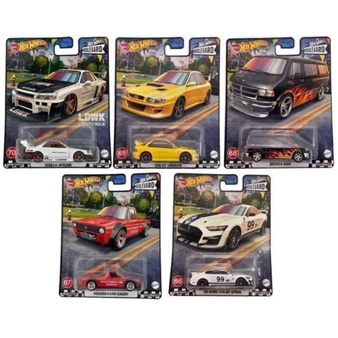 Hot Wheels Premium Boulevard Dodge Van Ford Shelby Gt Subaru Impreza B Sti