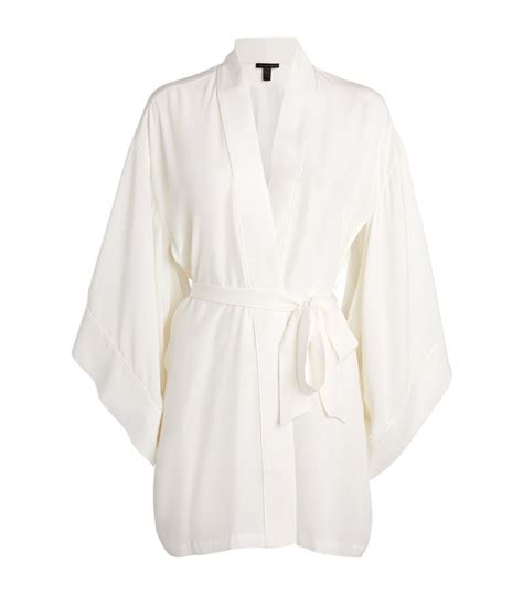 Kiki De Montparnasse Ivory Silk Muse Kimono Harrods UK