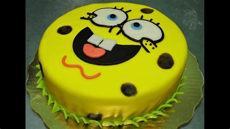 Pastel Bob Esponja En Fondant RecetasdeLuzMa YouTube