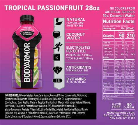 BODYARMOR 28oz Tropical Passionfruit Delivered In As Fast As 15