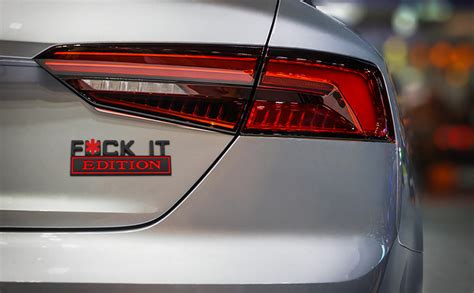 Fuck IT Edition Car Emblem D Metal Badge For Car Side Rear Front Hood Trunk Door Tailgate