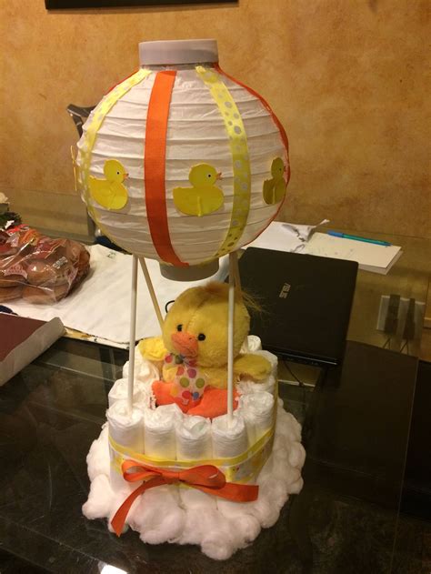 Hot Air Ballon Diaper Cake Etsy