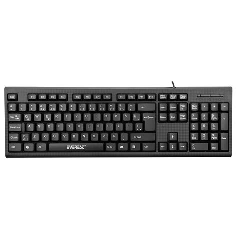 Everest Kb U Black Usb Q Standard Keyboard Segment