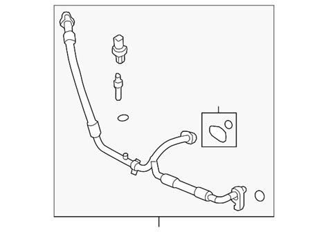 H Fz D A Ford Focus A C Refrigerant Suction Hose Fairway