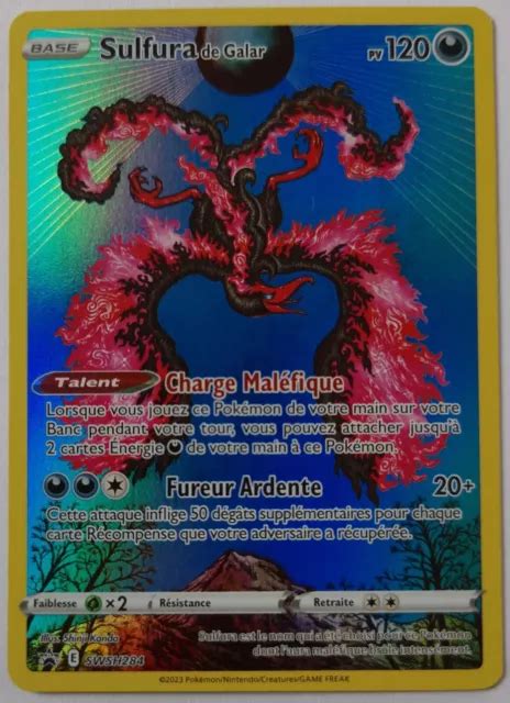 CARTE POKÉMON SULFURA de Galar SWSH284 Ecarlate Violet PROMO EB