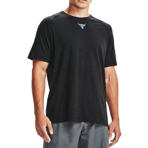 Under Armour Mens Project Roc Short Sleeve Rock Iron Paradise Active Tees And Tops Fitness