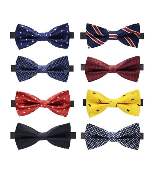 Men's Luxury Formal PU Bowtie Elegant Adjustable Bow Ties For Men ...