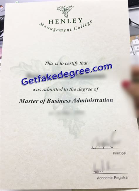 Where to Make Henley Management College Fake Degree? - Buy Fake High School and University ...