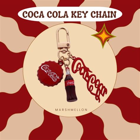 Jual Coca Cola Bottle Key Chain Gantungan Kunci Botol Minuman Coca