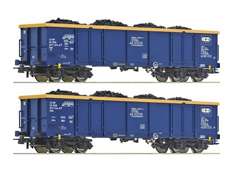 Roco 76086 Set 2 tlg offene Güterwagen Chem Trans Logistic