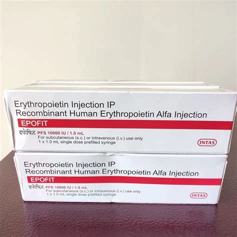 Recombinant Human Erythropoietin Alfa Injection Iu Prescription