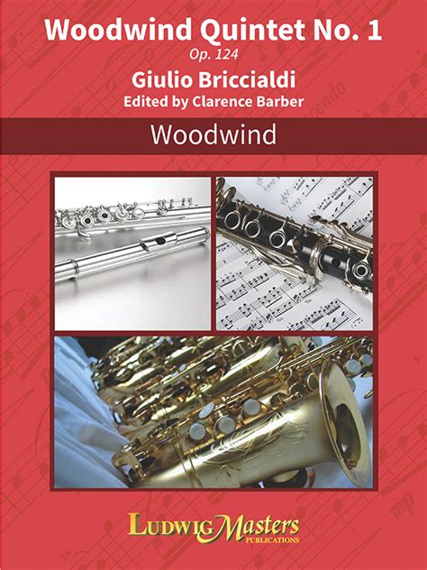 Woodwind Quintet No 1 Op 124 Giulio Briccialdi Sheet Music