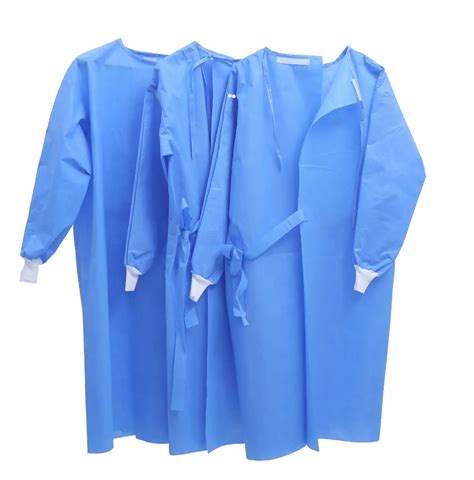 Isolation Gowns Blue 40gsm Fda Certified