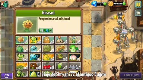 Plants vs zombies 2 antiguo egipto día 2 YouTube