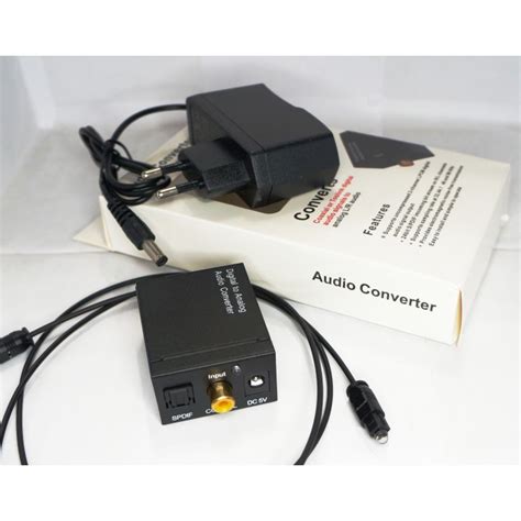 Конвертер звука Digital to Analog + AUX /с кабелем (оптический ...