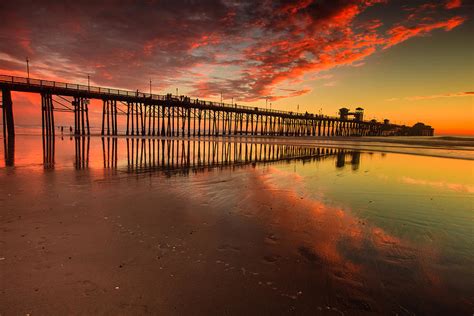 Oceanside Pier At Sunset Photograph By Ben Graham Fine Art America