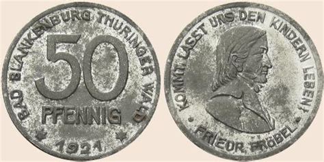 Münzkatalog Online Blankenburg 50 Pfennig 1921