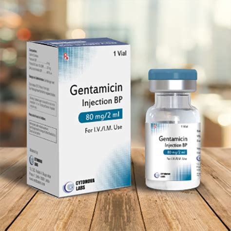 Mg Gentamicin Injection Bp General Medicines At Best Price In Delhi