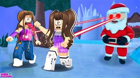 Escape Do Papai Noel Escape Santa Bob Obby Roblox Youtube