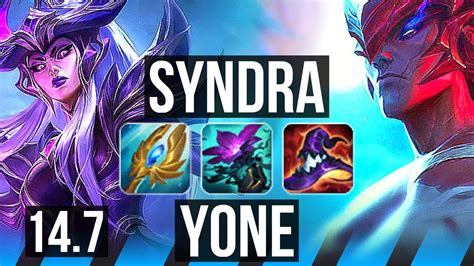 Syndra Vs Yone Mid Quadra Games Dominating Kr Master